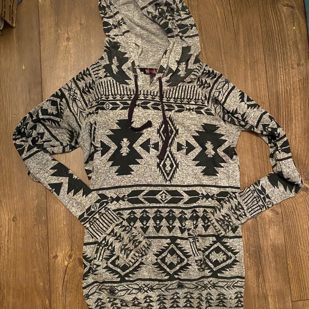 Rock and roll cowgirl hoodie